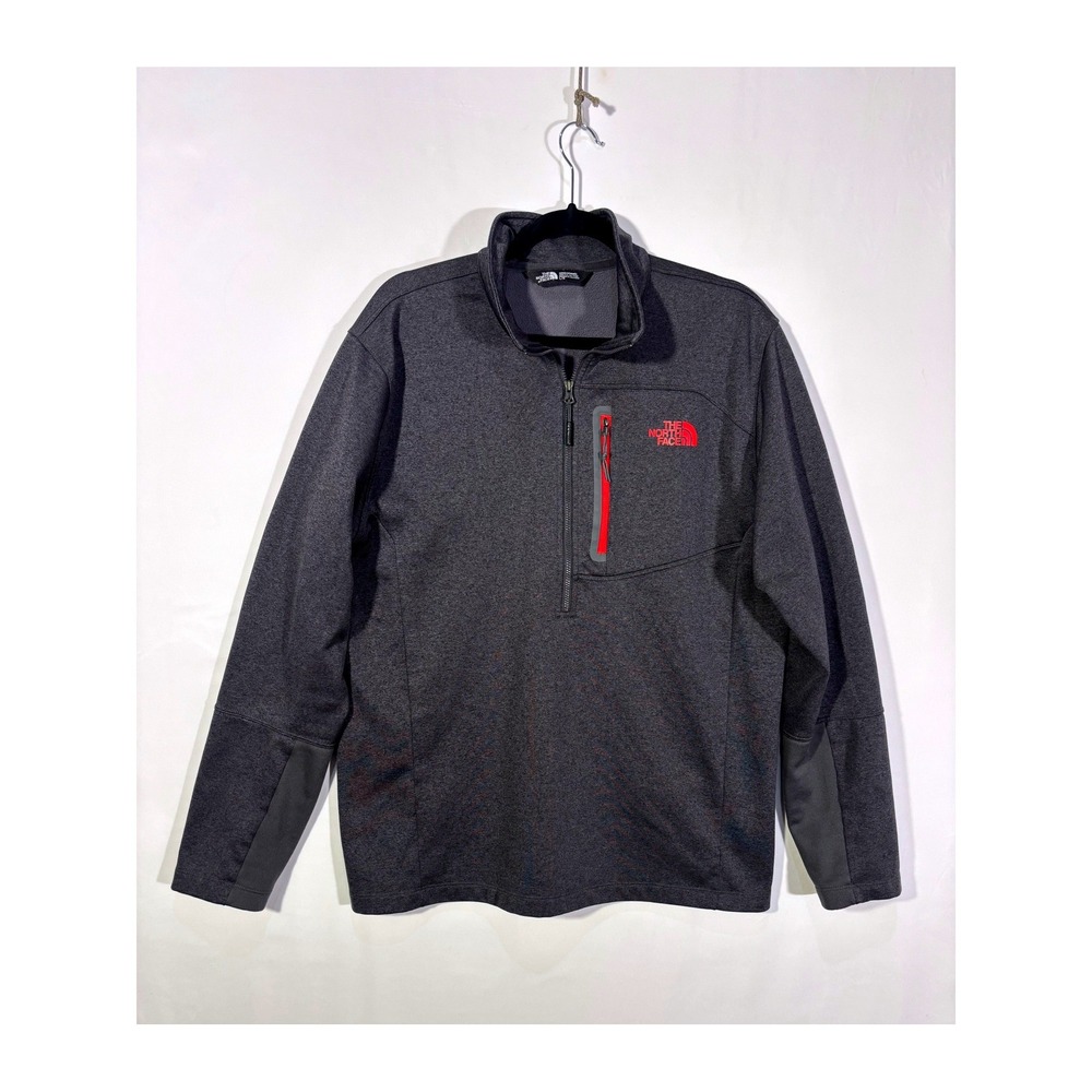 Streetwear Outdoor Gorpcore The North Face Quarter Zip Pullover Mens Large Gray